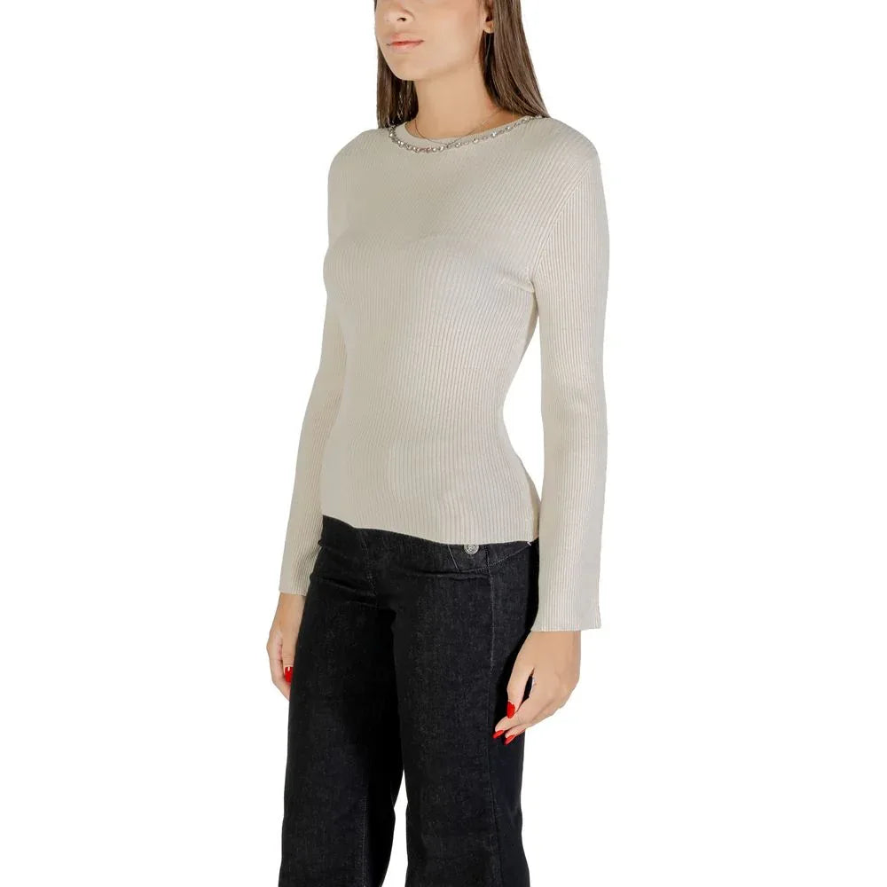 Only Beige Viscose Sweatshirt - Zeiniez