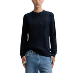 Tommy Hilfiger Jeans Blue Recycled Cotton Sweatshirt - Zeiniez