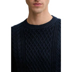 Tommy Hilfiger Jeans Blue Recycled Cotton Sweatshirt - Zeiniez