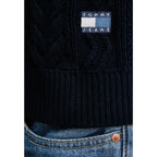 Tommy Hilfiger Jeans Blue Recycled Cotton Sweatshirt - Zeiniez