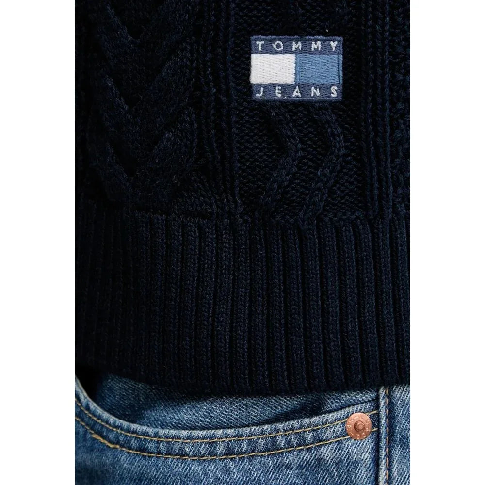 Tommy Hilfiger Jeans Blue Recycled Cotton Sweatshirt - Zeiniez