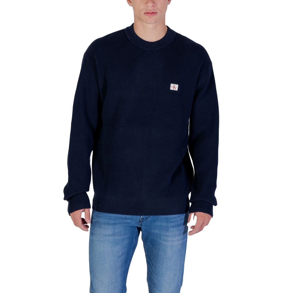 Calvin Klein Jeans Blue Cotton Sweatshirt
