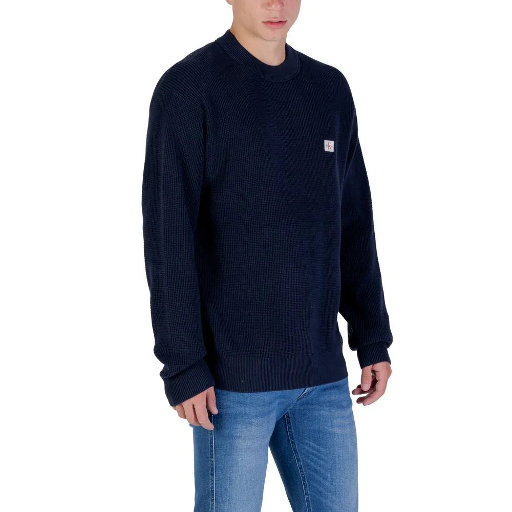 Calvin Klein Jeans Blue Cotton Sweatshirt