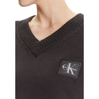 Calvin Klein Jeans Black Cotton Sweatshirt - Zeiniez