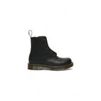 Dr. Martens Black Leather Lace-Up Boots - Zeiniez
