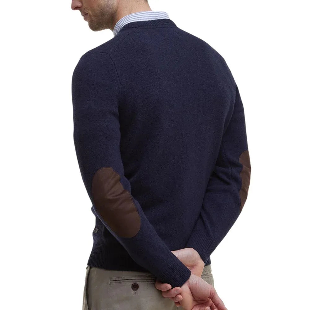 Barbour Blue Wool Sweatshirt - Zeiniez