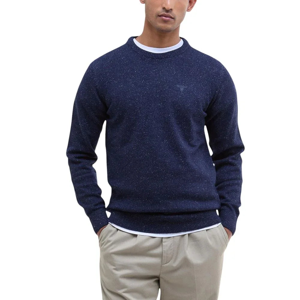 Barbour Blue Wool Sweatshirt - Zeiniez