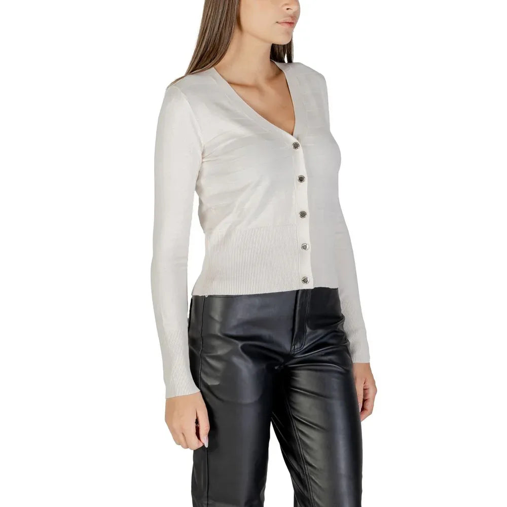 Morgan De Toi Beige Viscose Cardigan - Zeiniez