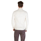 Gianni Lupo Cream Marabou Sweatshirt