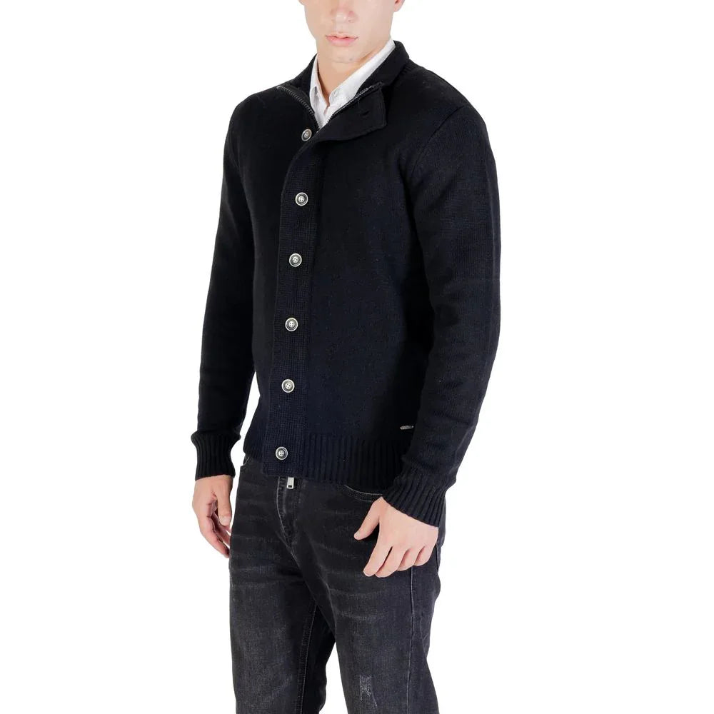 Gianni Lupo Black Marabou Sweatshirt - Zeiniez