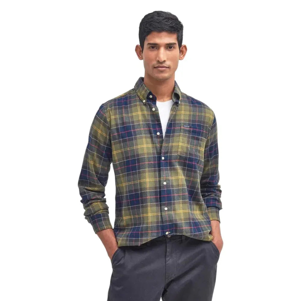 Barbour Bicolor Cotton Dress Shirt