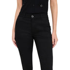 Liu Jo Black Cotton Dress Pants - Zeiniez