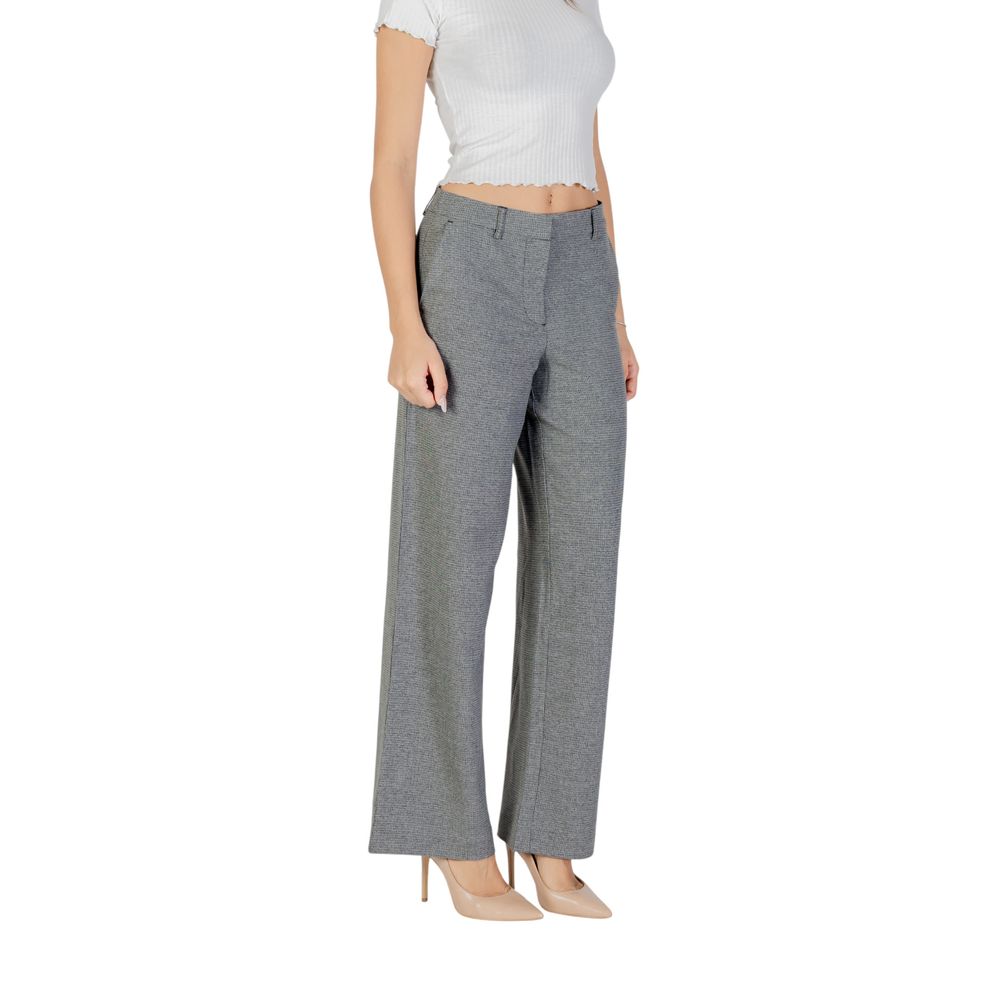 Only Gray Recycled Polyester Casual Pants