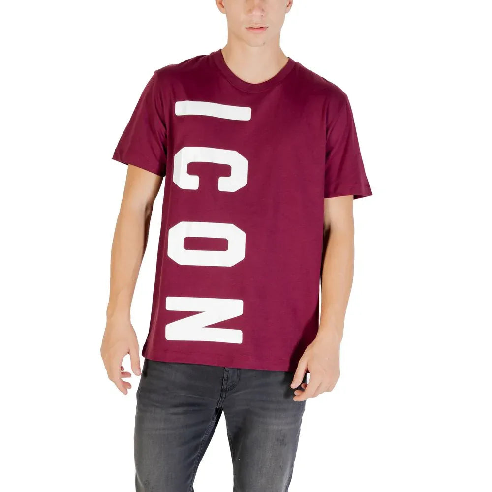 Icon Bordeaux Cotton T-Shirt - Zeiniez