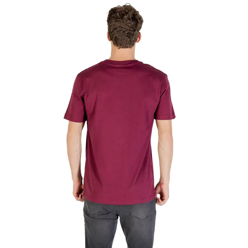 Icon Bordeaux Cotton T-Shirt - Zeiniez