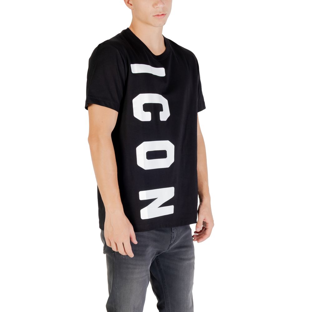Icon Black And White Cotton T-Shirt