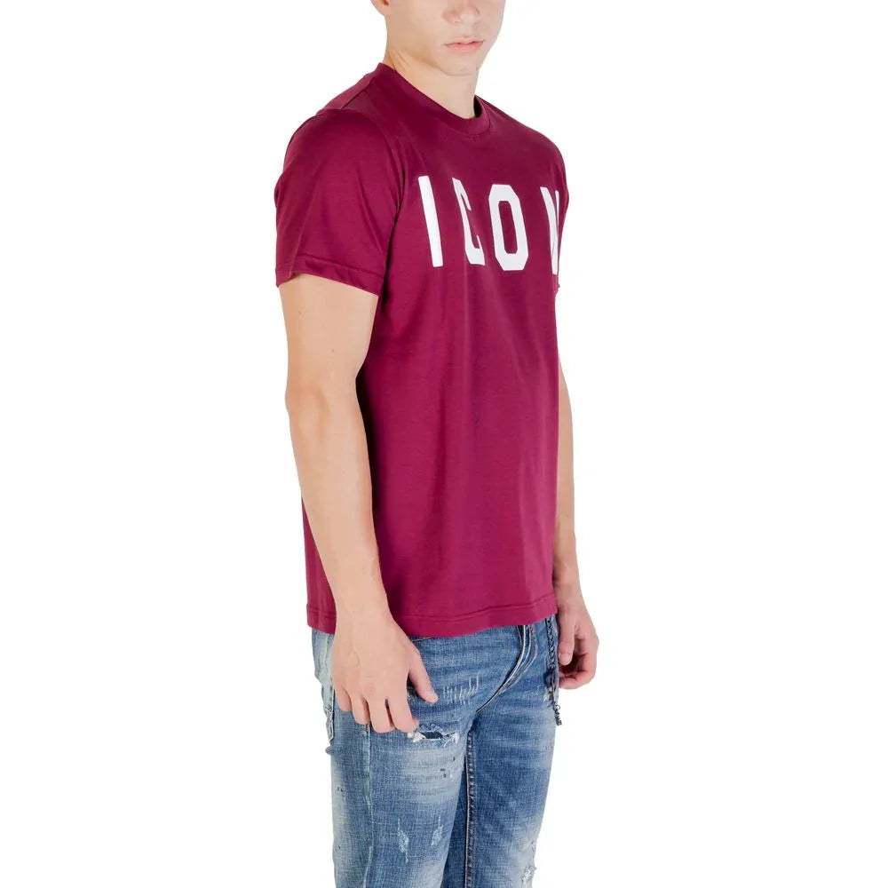 Icon Bordeaux Cotton T-Shirt - Zeiniez