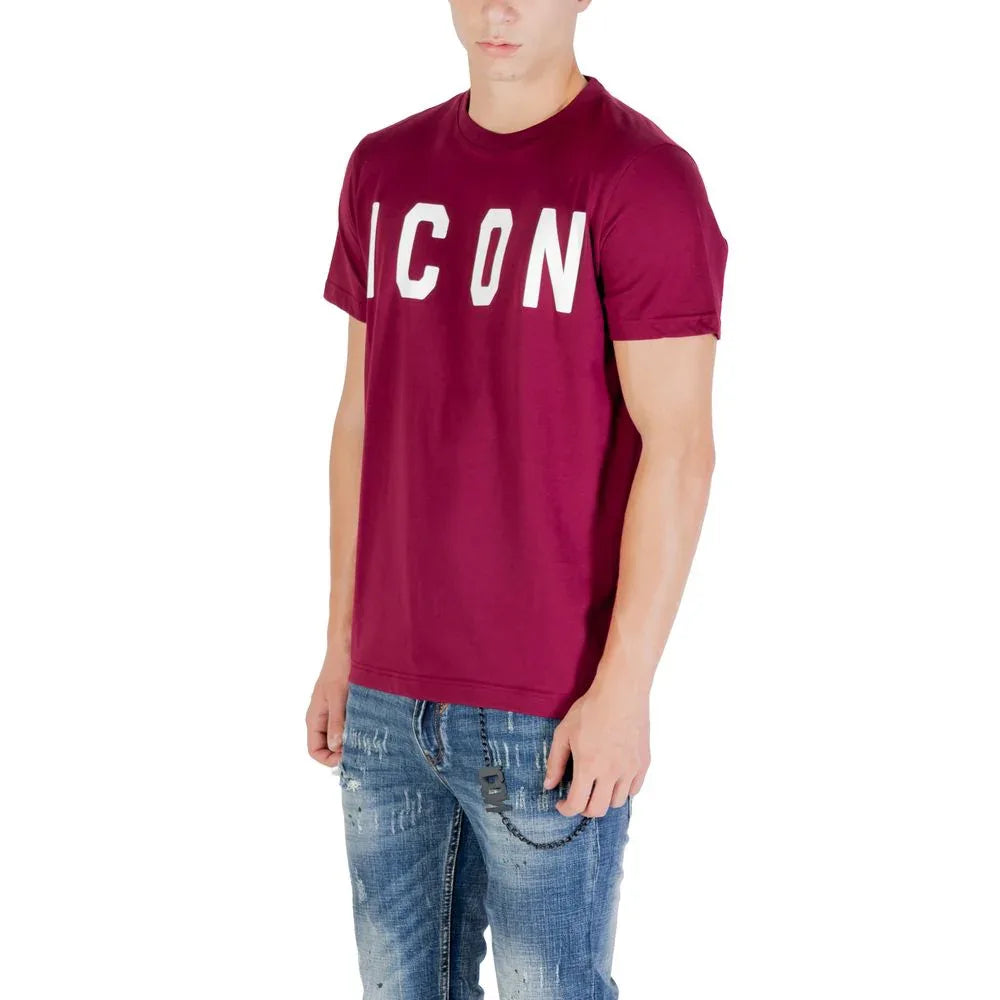 Icon Bordeaux Cotton T-Shirt - Zeiniez