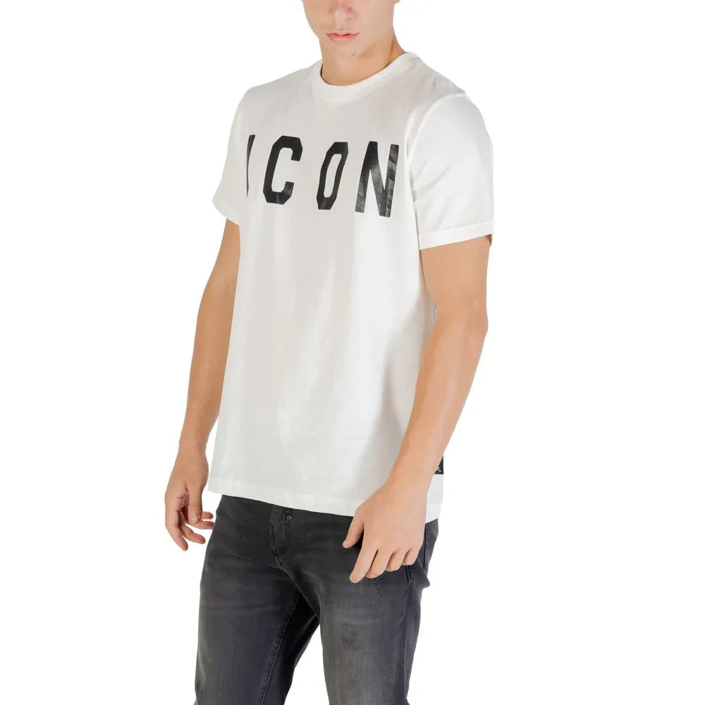 Icon Black And White Cotton T-Shirt