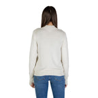 ICHI Beige Viscose Turtleneck