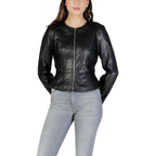 Jacqueline De Yong Black Leather Jacket