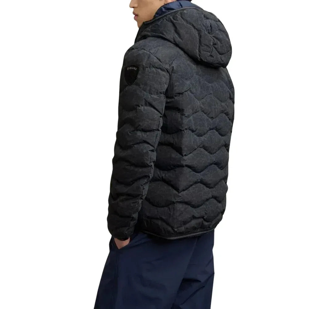 Blauer Black Polyester Coat - Zeiniez