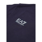 EA7 Emporio Armani Blue Cotton T-Shirt - Zeiniez