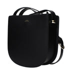 A.P.C. Black Leather Crossbody Bag - Zeiniez