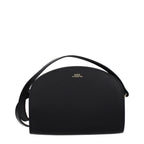 A.P.C. Black Leather Crossbody Bag - Zeiniez
