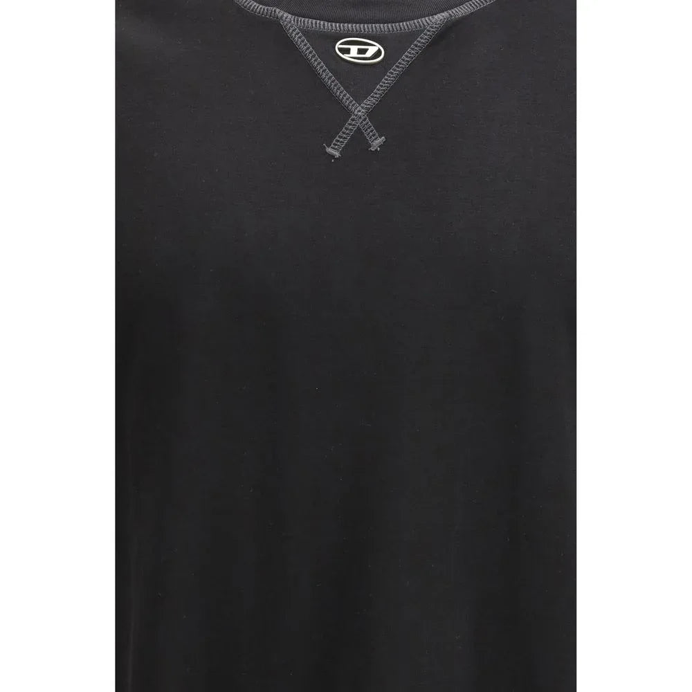 Diesel Black Cotton Sportswear - Zeiniez