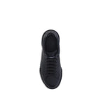 Dolce & Gabbana Black Calf Leather Bos Taurus Low Top Sneakers - Zeiniez