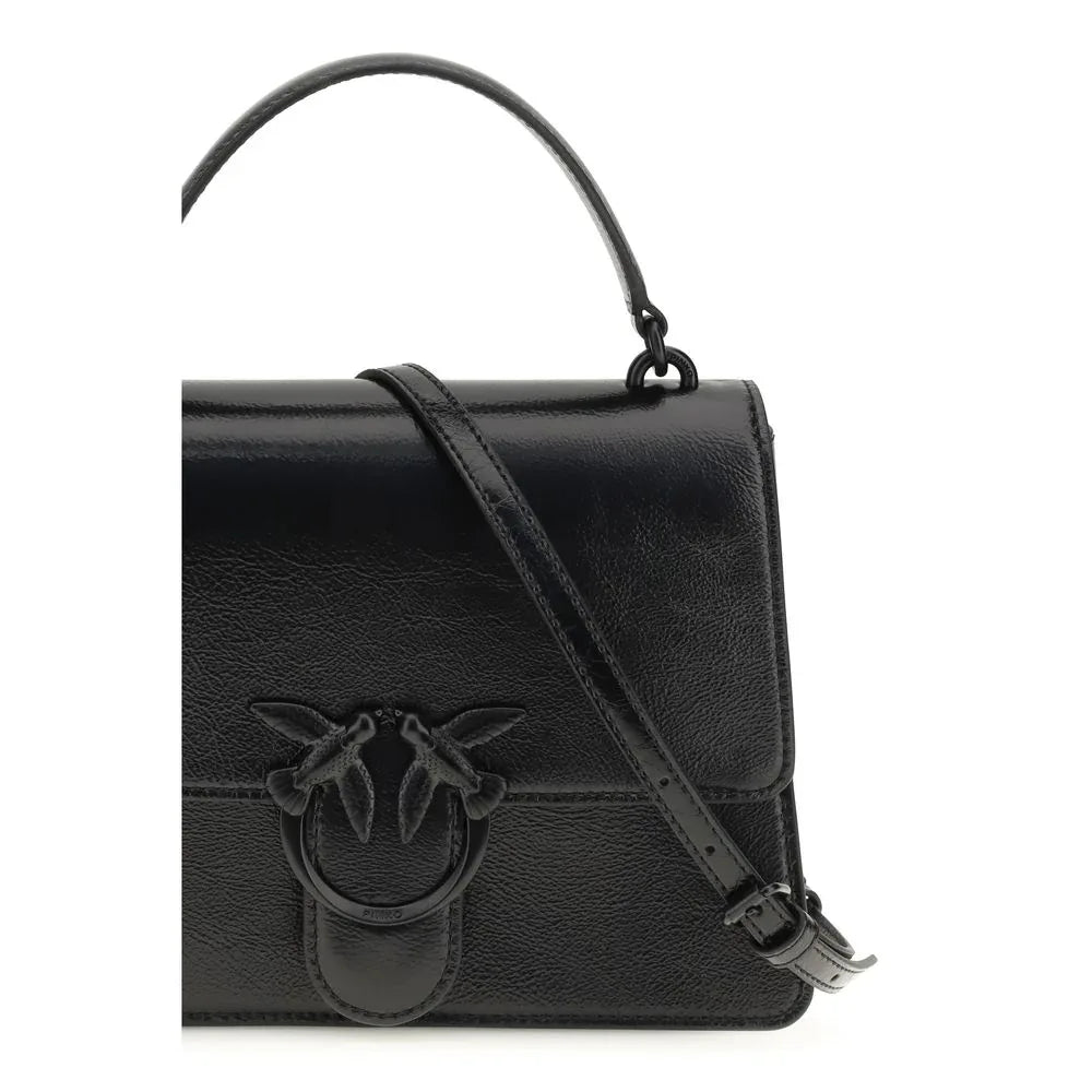 PINKO Black Lamb Ovis Aries Aries Handbag - Zeiniez