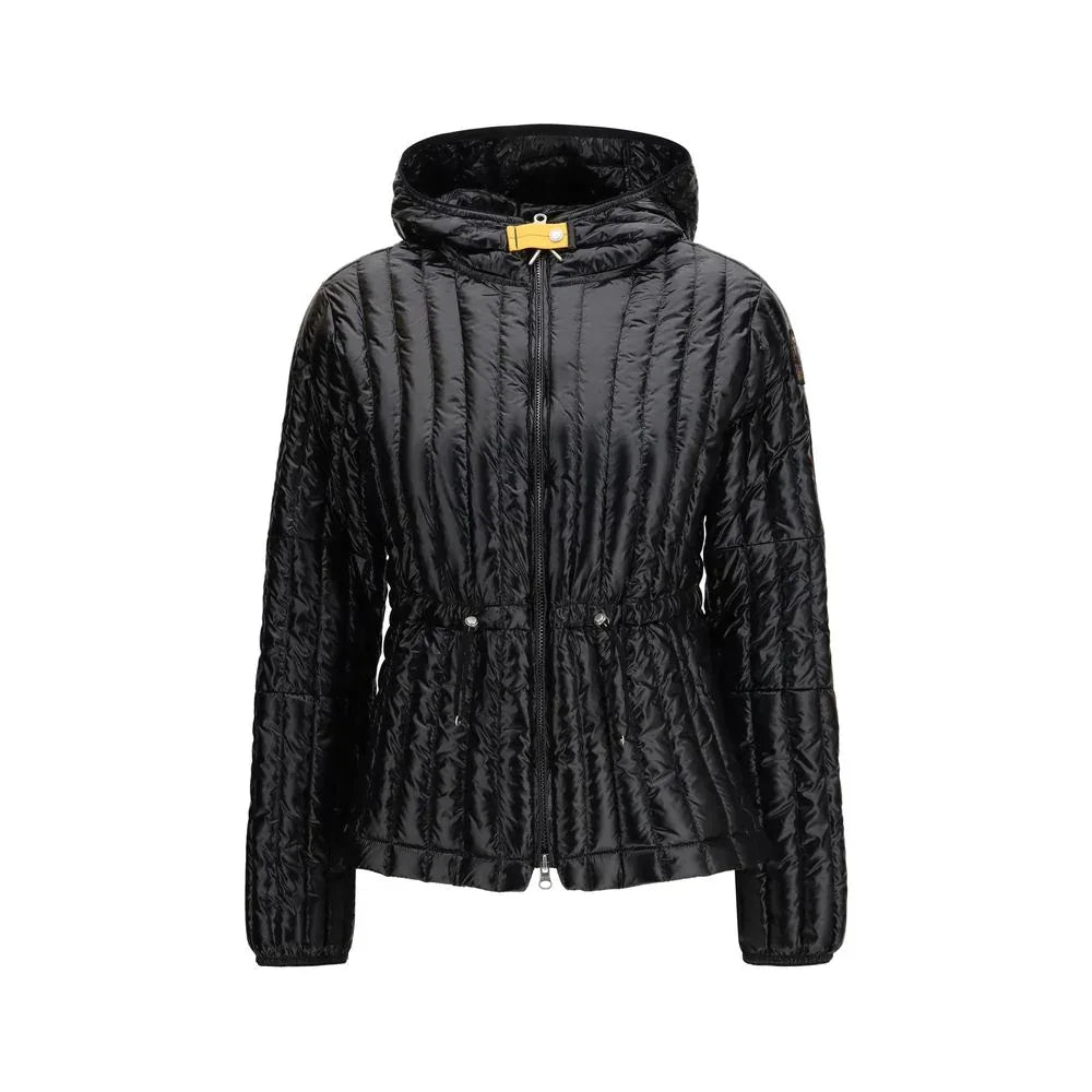 Parajumpers Black Nylon Full-Length Jacket - Zeiniez