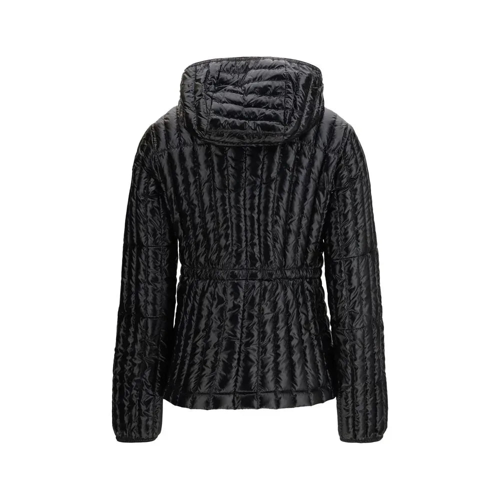 Parajumpers Black Nylon Full-Length Jacket - Zeiniez