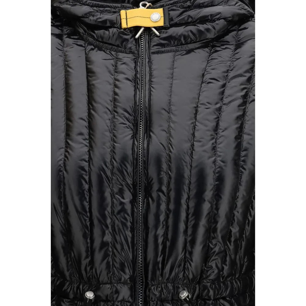 Parajumpers Black Nylon Full-Length Jacket - Zeiniez