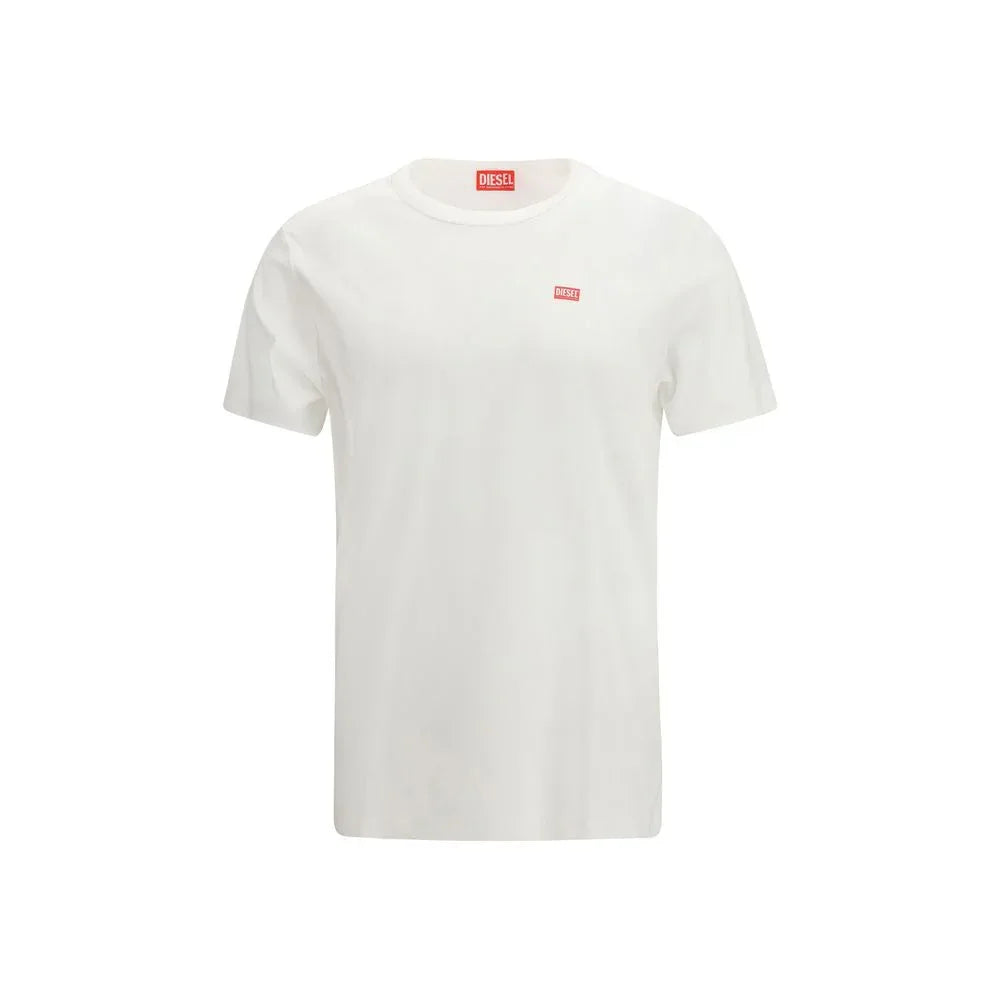 Diesel White Cotton T-Shirt