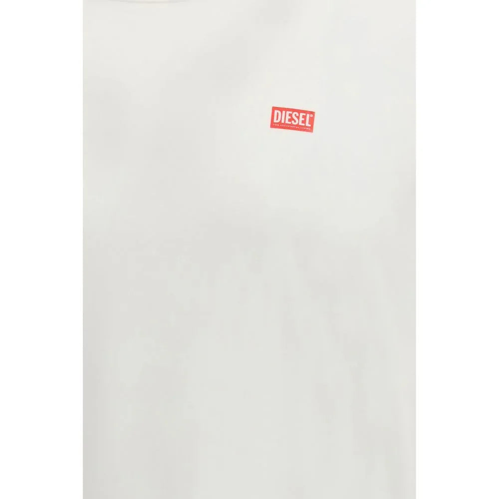 Diesel White Cotton T-Shirt