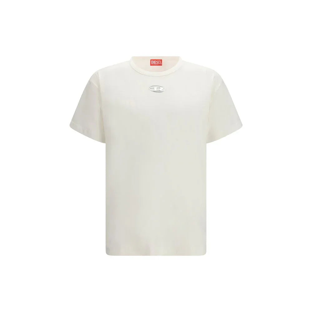 Diesel White Cotton T-Shirt