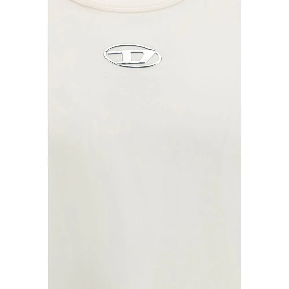 Diesel White Cotton T-Shirt