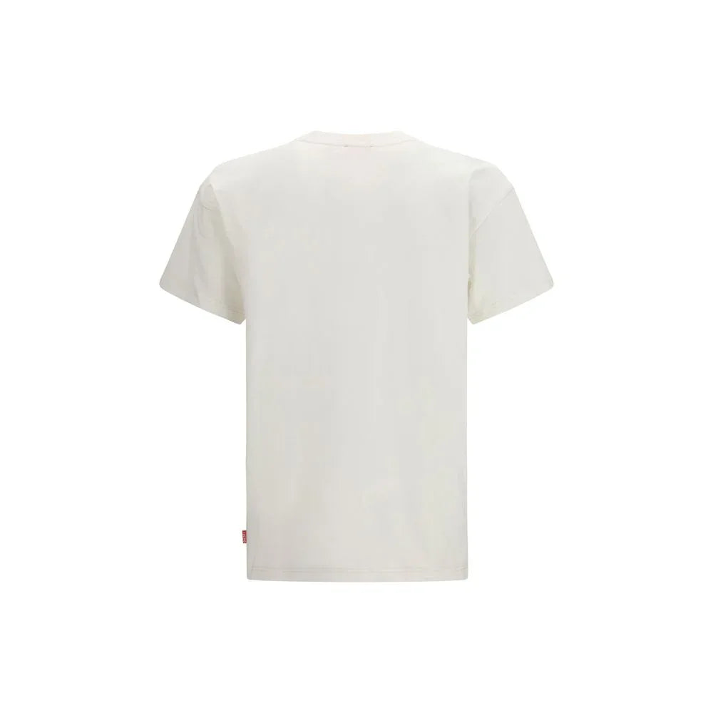 Diesel White Cotton T-Shirt - Zeiniez