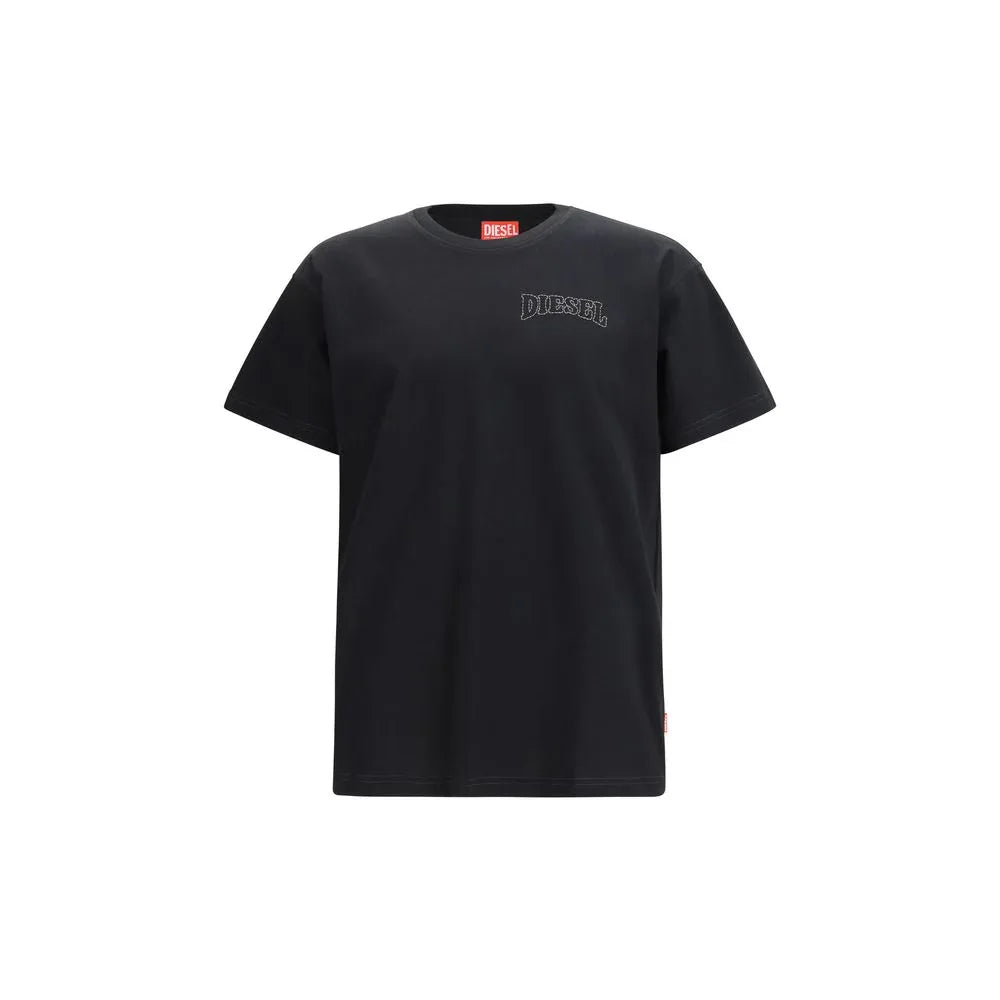Diesel Black Cotton T-Shirt