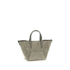 Brunello Cucinelli Brown Calf Leather Bos Taurus Shoulder Bag - Zeiniez