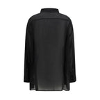 The Latest Black Lycra Dress Shirt