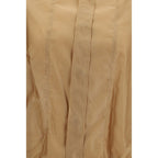The Latest Beige Lycra Blouse
