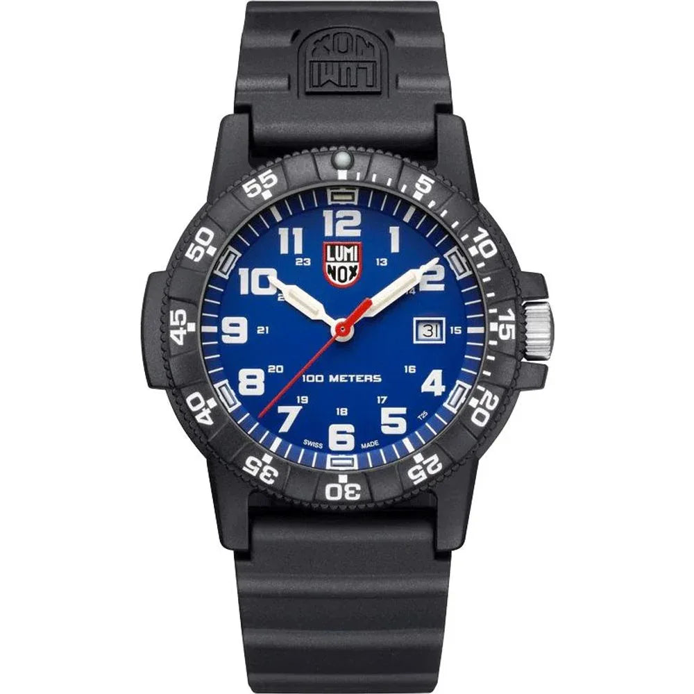 Luminox Blue Resin Sport Watch