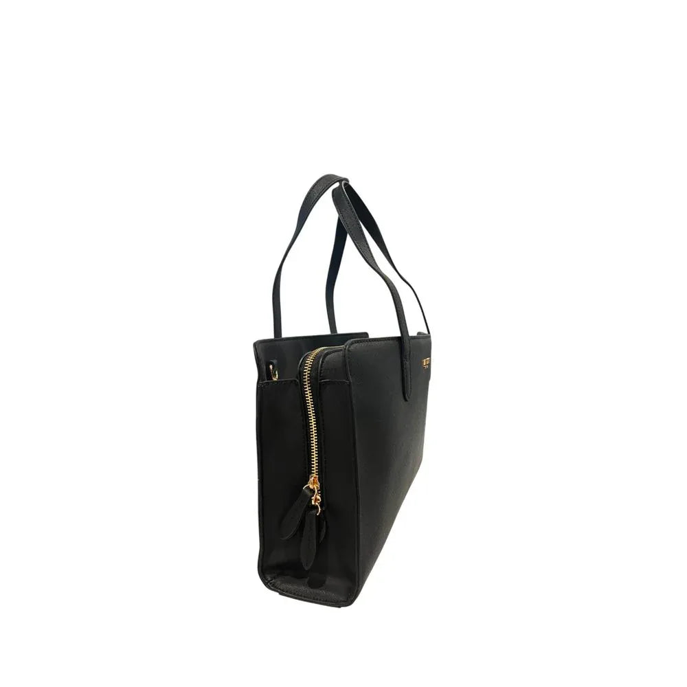 Twinset Black PU Women Shoulder Bag - Zeiniez