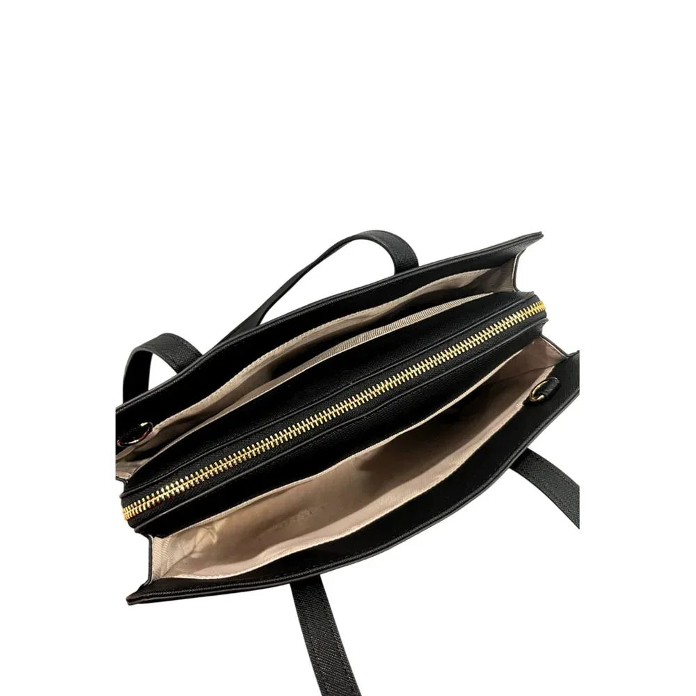 Twinset Black PU Women Shoulder Bag - Zeiniez