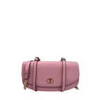 Twinset Pink PU Women Shoulder Bag - Zeiniez