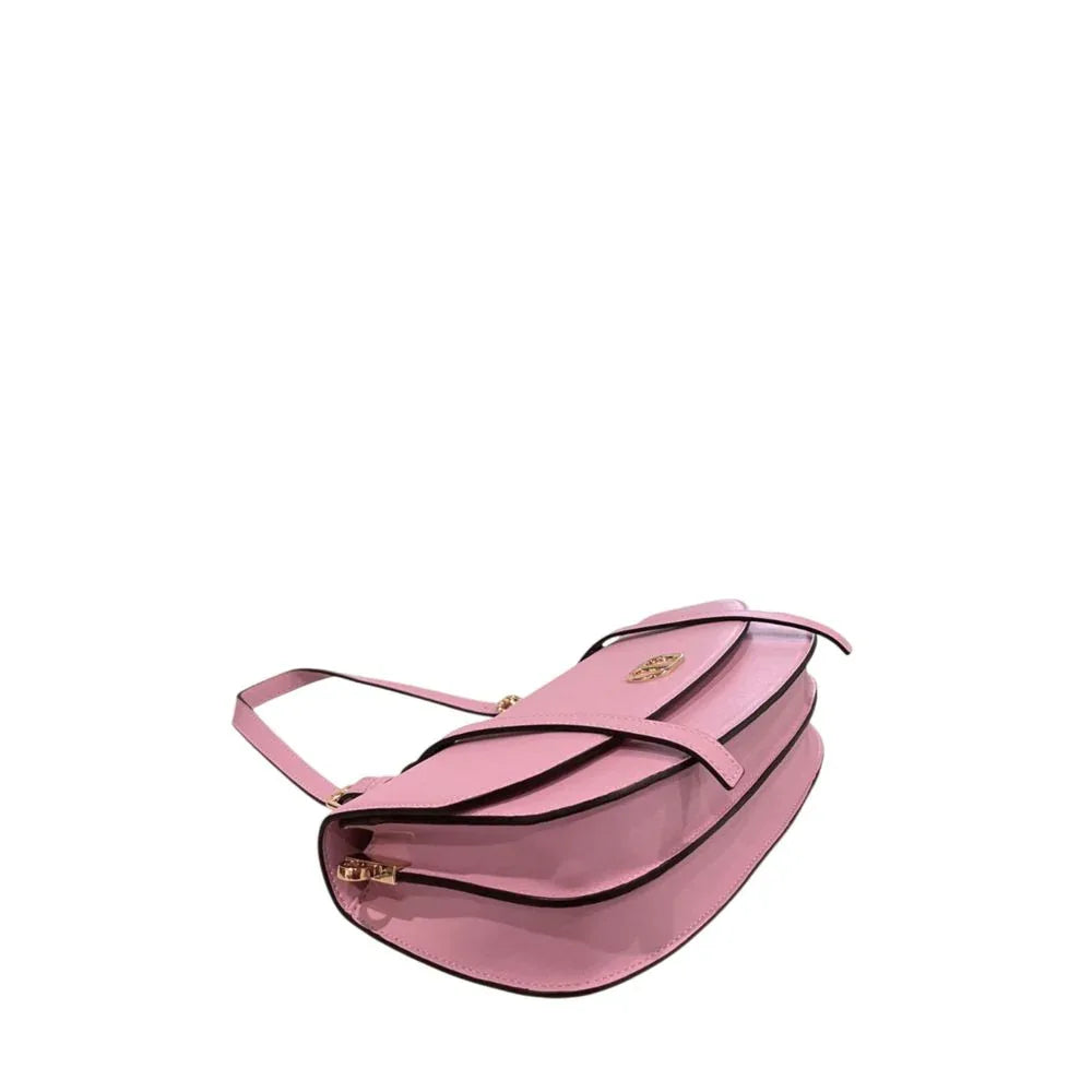 Twinset Pink PU Women Shoulder Bag - Zeiniez