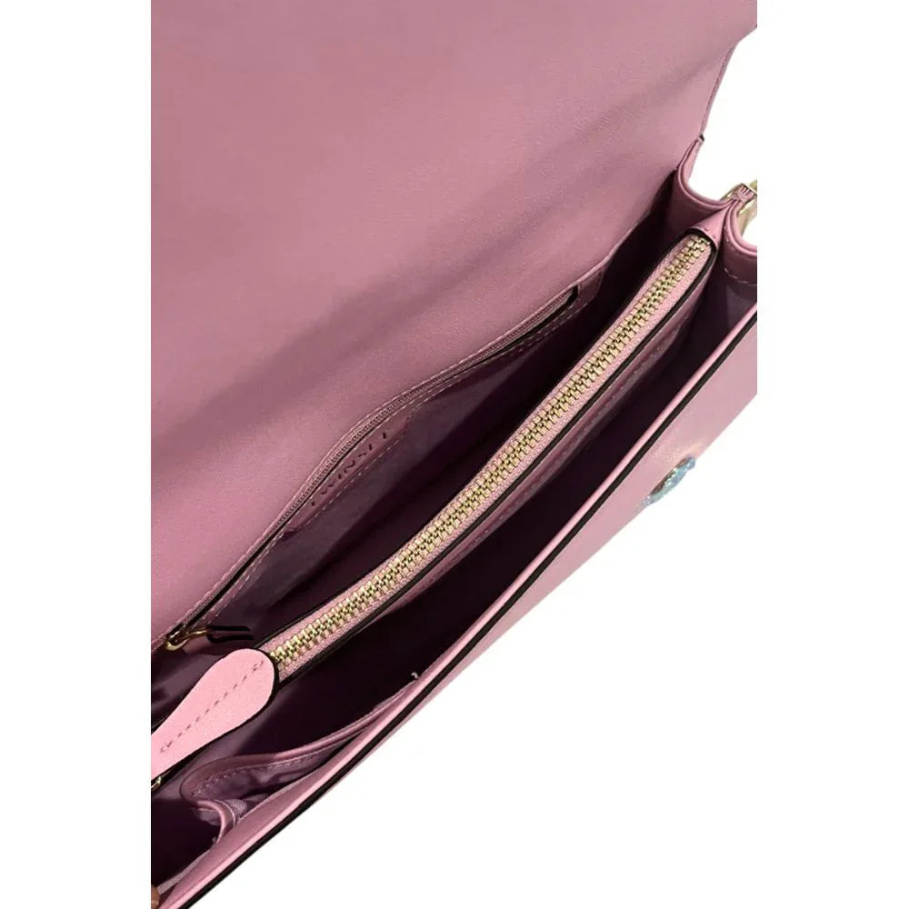 Twinset Pink PU Women Shoulder Bag - Zeiniez